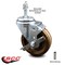 Service Caster 4 Inch High Temp Phenolic Wheel Swivel 3/8 Inch Threaded Stem Caster with Brake SCC-TS20S414-PHSHT-TLB-381615 - alternate 2